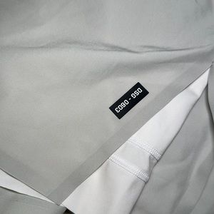 0603 Laser Cut Short HIGH Split Liner Short Stone / White ASRV